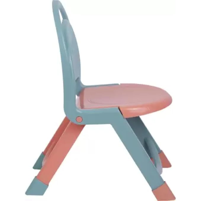 Foldable Kids Plastic Chair, Back Support Strong and Durable Plastic Chair