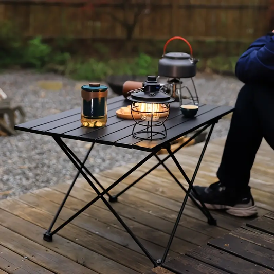 Foldable Camping Table, Aluminum Alloy Folding Table