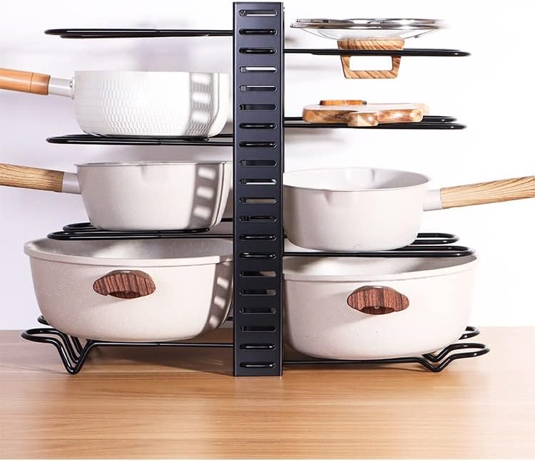 Pots and Pans Organizer , Adjustable Pan Organizer