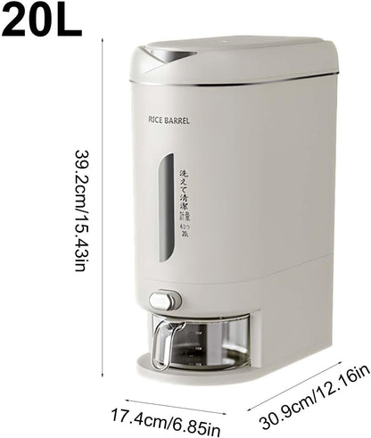 Moisture Proof Rice Dispenser , Food Storage Rice Dispenser Bucket