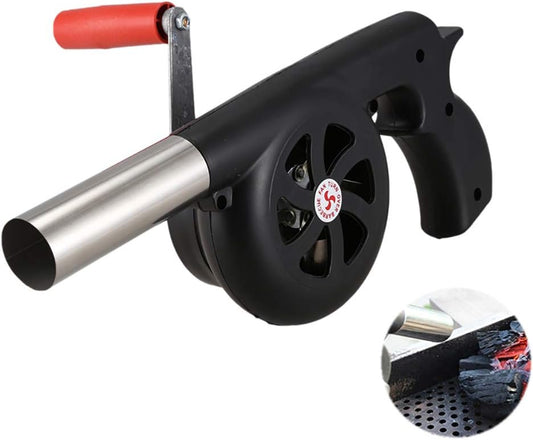 Manual fire blower, Hand-operated fire blower