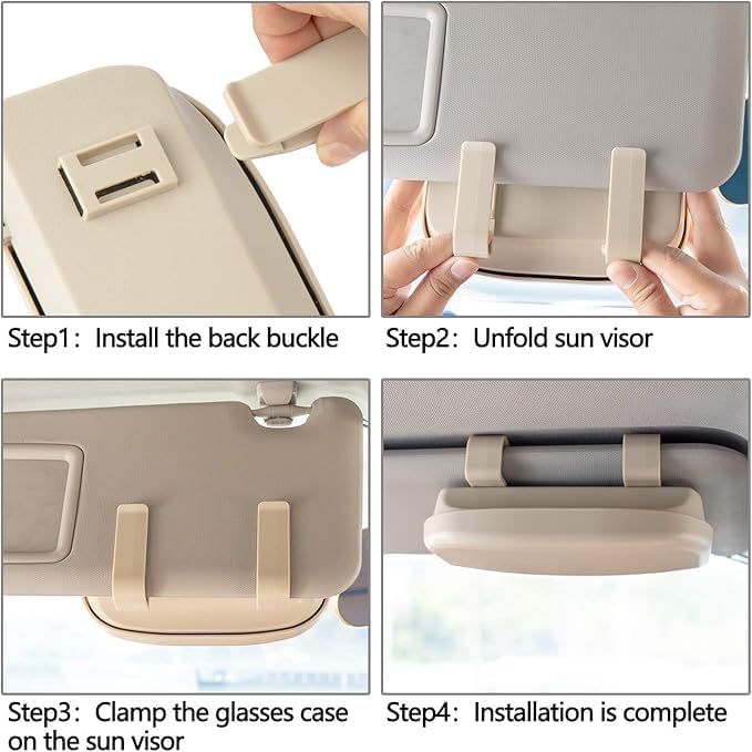 Sunglasses Holder ,Car Sun glass Storage Case