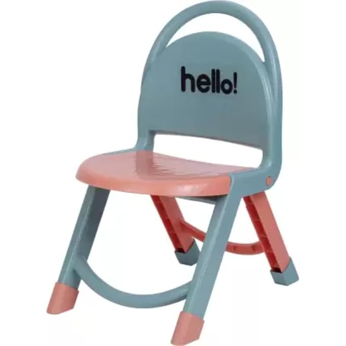 Foldable Kids Plastic Chair, Back Support Strong and Durable Plastic Chair