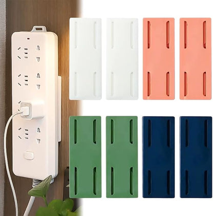 1 قطعة من حامل المقبس، حامل القابس اللاصق الذاتي