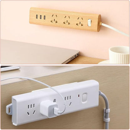 1 قطعة من حامل المقبس، حامل القابس اللاصق الذاتي