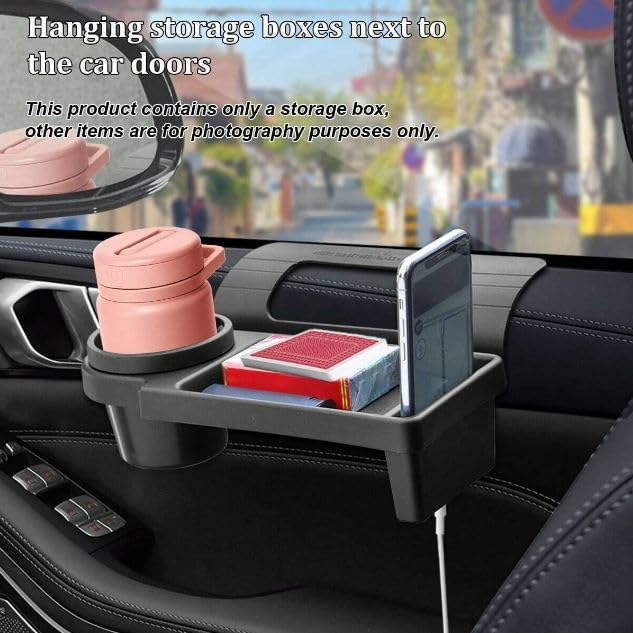 Car Mug Holder, Window Car Storage Tray