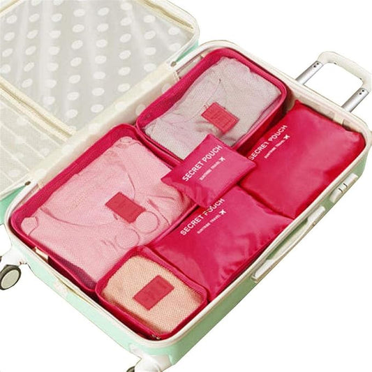 6Pcs Travel Storage Bag Set , Travel Kit