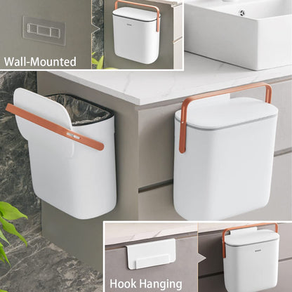 سلة مهملات معلقة للمطبخ، صندوق قمامة مثبت على الحائط