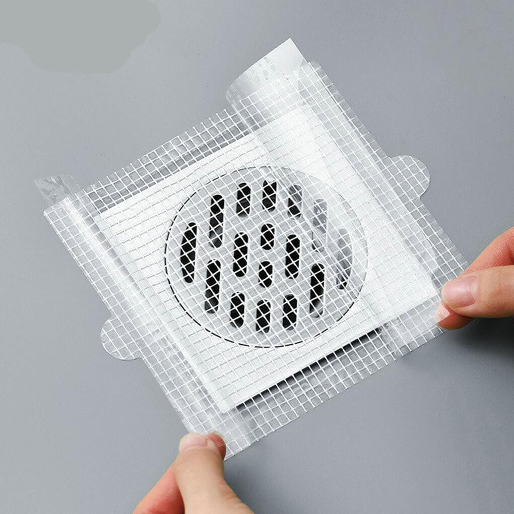 3 Pcs Sewer Filter Hair Catcher, Square Shower Screen