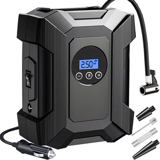 Digital Tyre Inflator , Portable Air Compressor