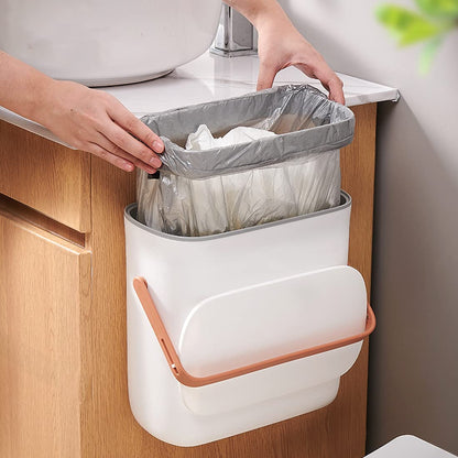 سلة مهملات معلقة للمطبخ، صندوق قمامة مثبت على الحائط