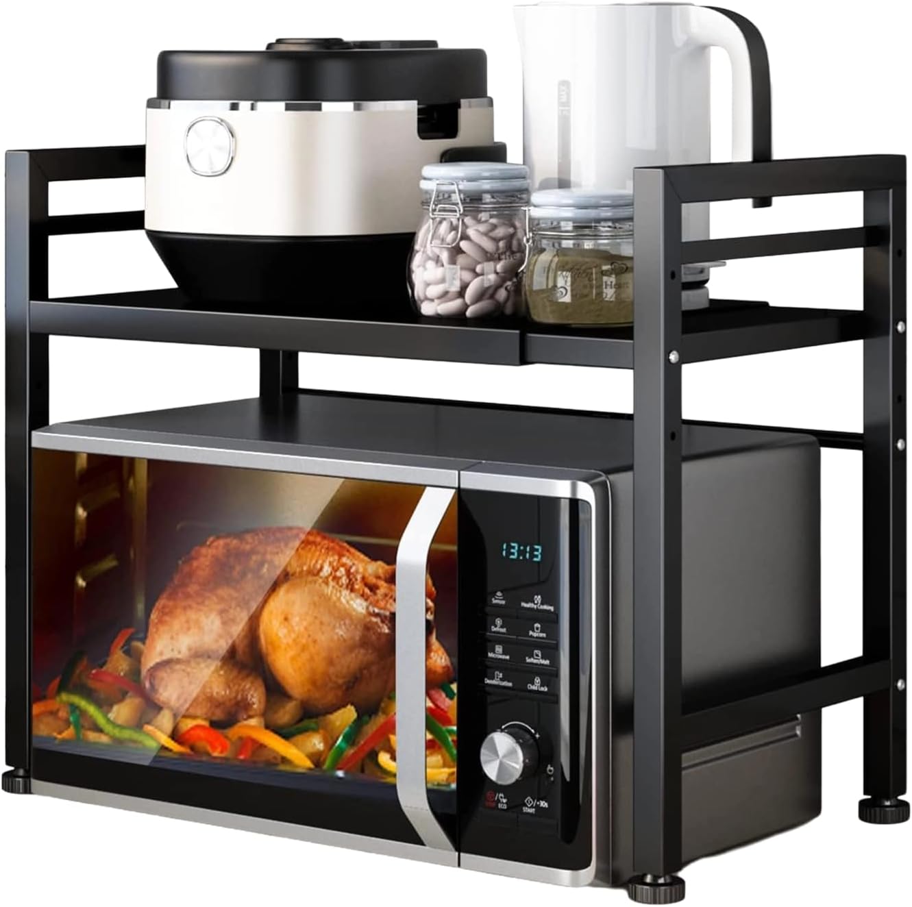 Microwave Oven Stand, Extendable Microwave Oven Rack