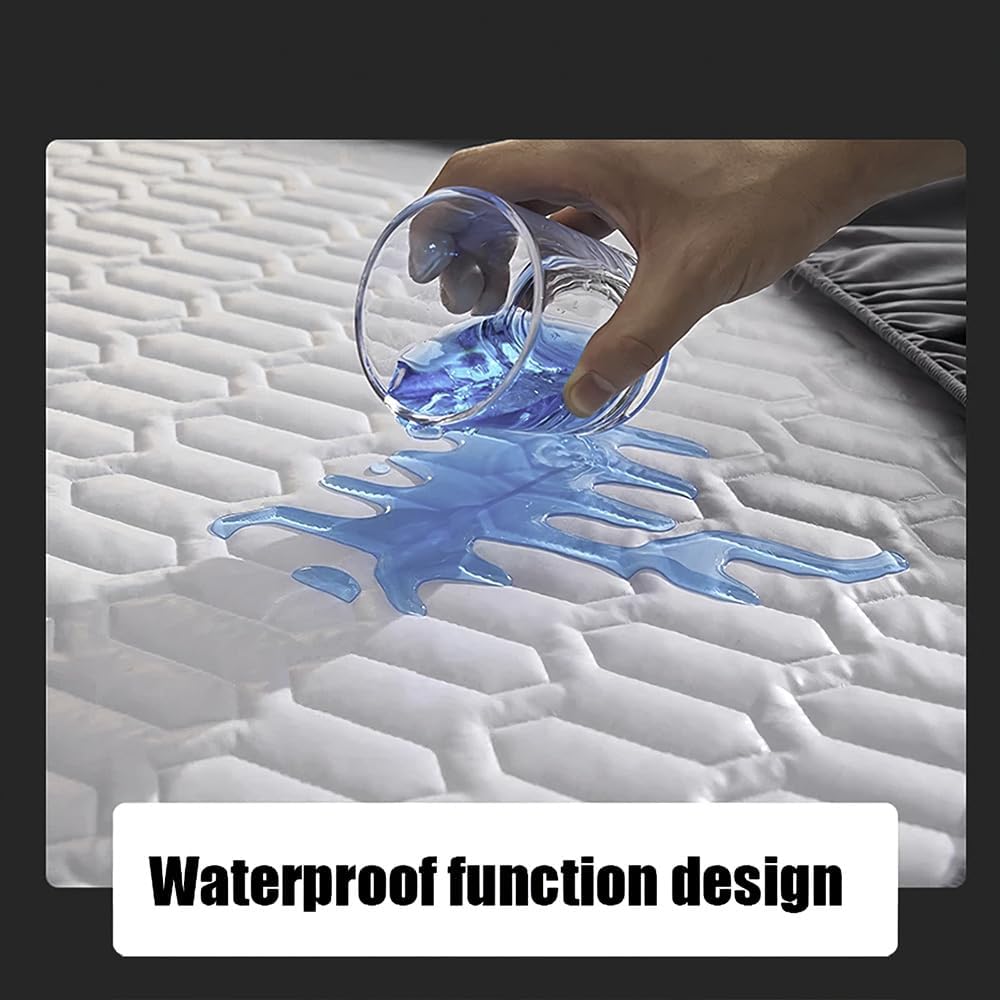 3 Pcs Waterproof Fitted Bed Sheet Set, Mattress Protector Sheet