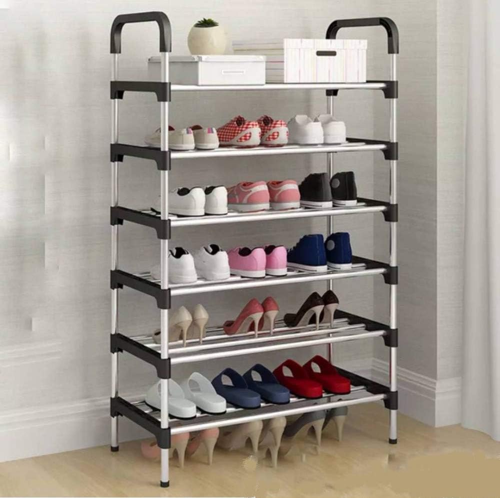 6 Tiers Shoe Rack Metal Shoe Rack, Simple Shoe Rack