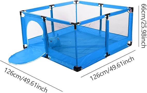حظيرة لعب كبيرة للأطفال، حظيرة لعب مكونة من 8 ألواح للأطفال