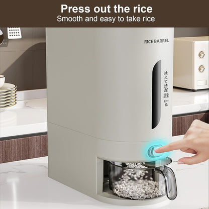 Moisture Proof Rice Dispenser , Food Storage Rice Dispenser Bucket