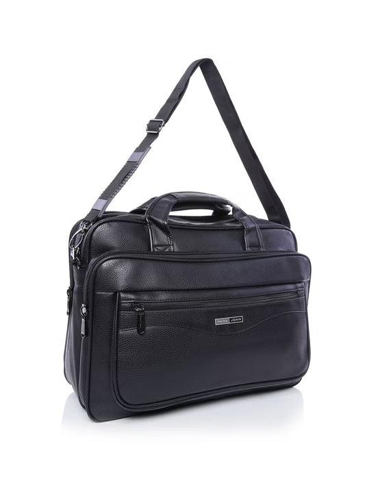 PARAJOHN Secure Business Laptop Bag with Hideaway Handles