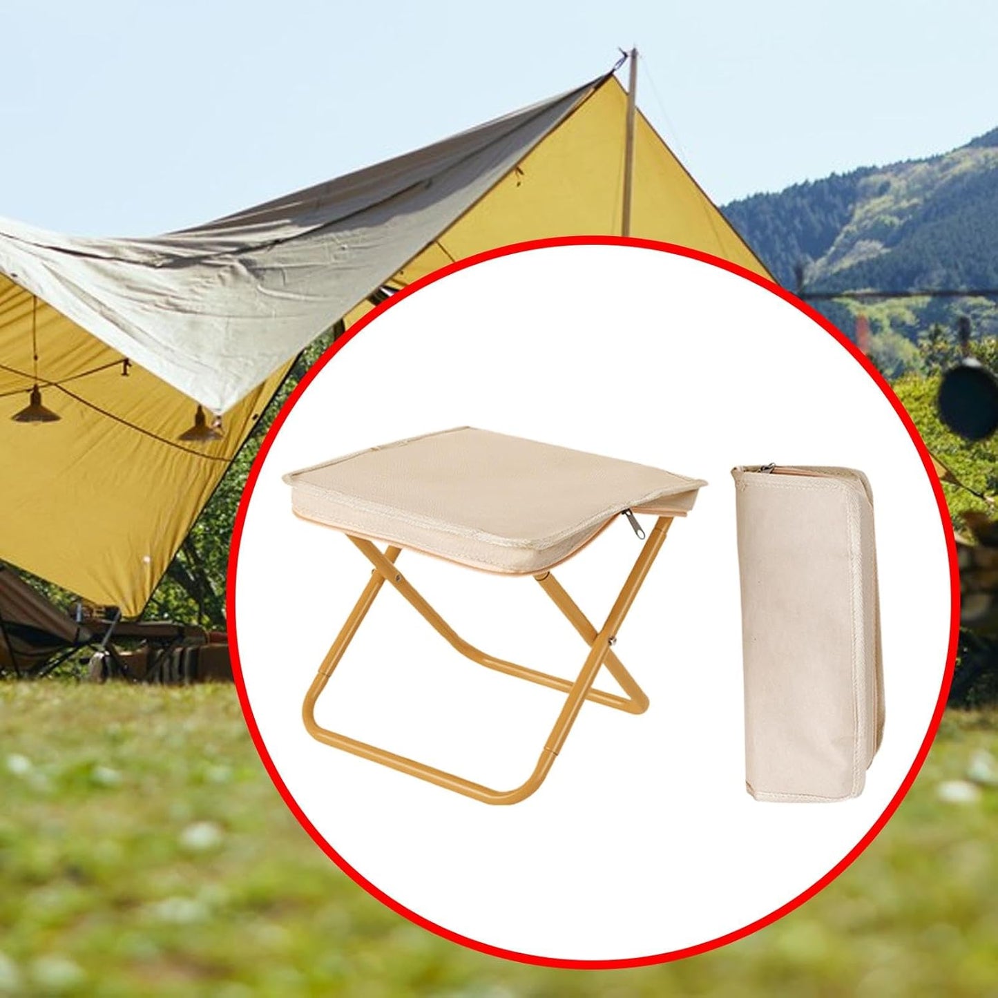 Camping Stool, Outdoor Foldable Stool