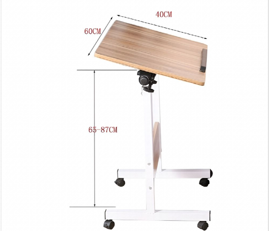 Adjustable Laptop Table, Rolling Laptop Table