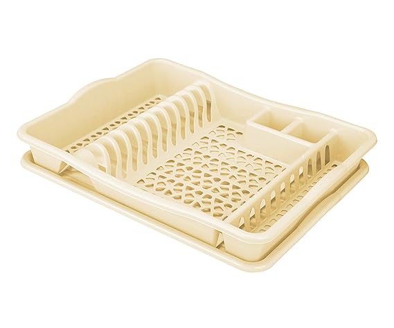 Dish Drainer with Tray , Plastic Draining Stand