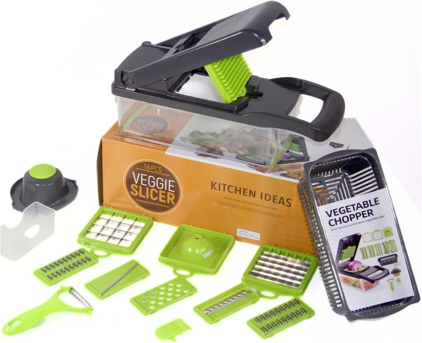 7-in-1 Vegetable Cutter, Multi-Function Kitchen Slicer & Dicer
