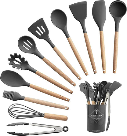 12 Pcs Kitchen Utensil Set, Cooking Set of Utensils