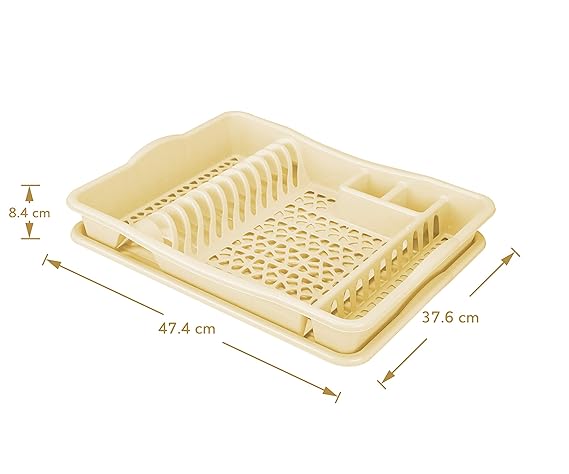 Dish Drainer with Tray , Plastic Draining Stand