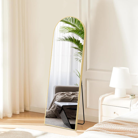 Full Length Mirror Arched Gold Frame, Full Length Mirror