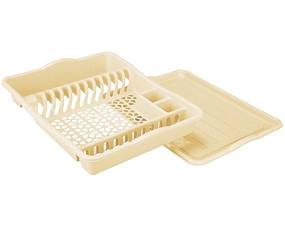 Dish Drainer with Tray , Plastic Draining Stand