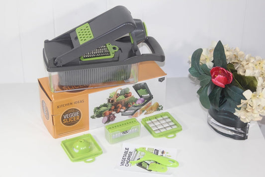 7-in-1 Vegetable Cutter, Multi-Function Kitchen Slicer & Dicer