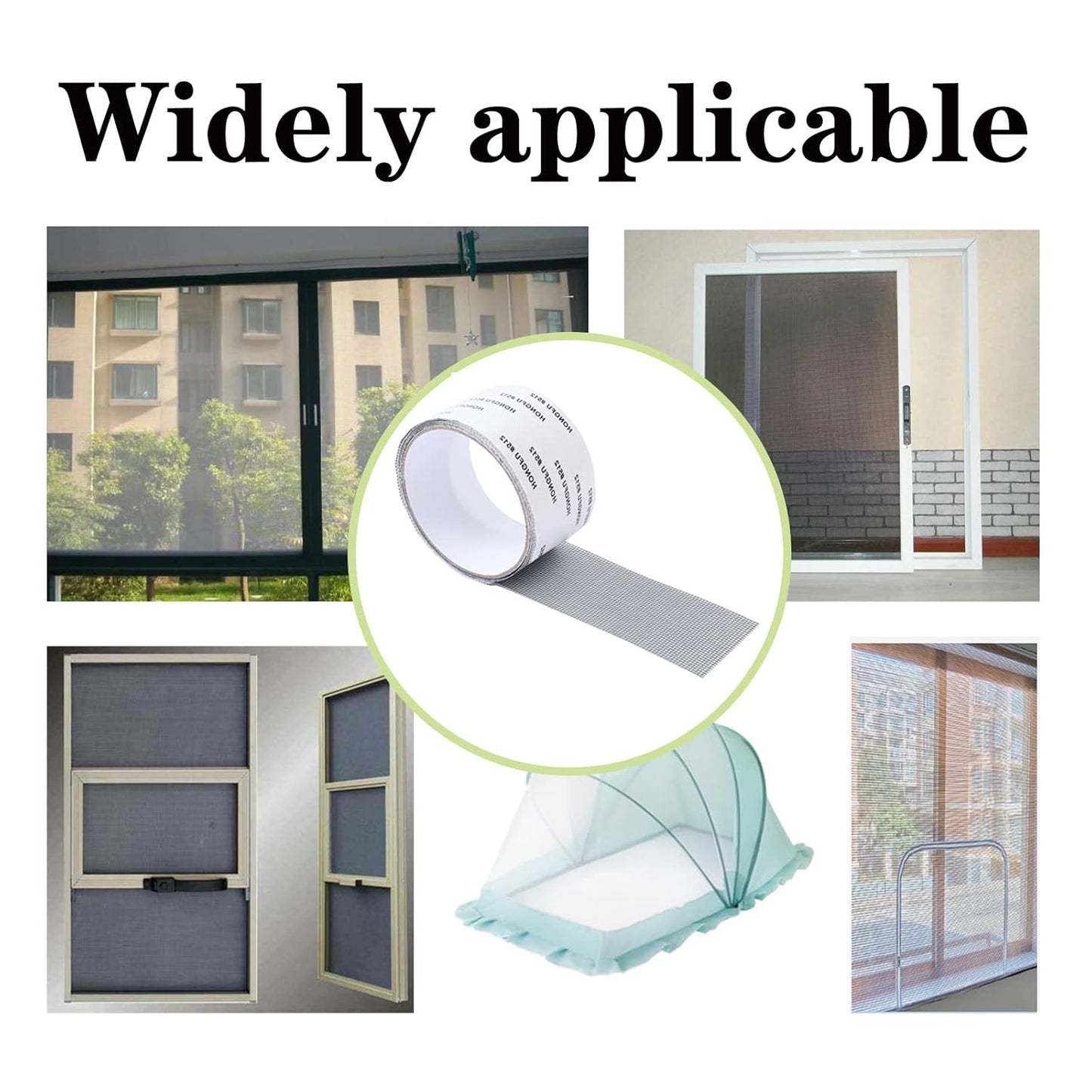 Window Grille Repair Tape, Fly Screen Repair Kit