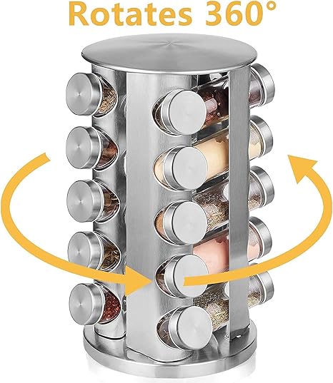 Rotating Spice Rack, Bottle Spice Rack