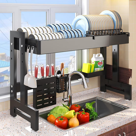 Adjustable Sink Rack Single Tier, Over the Sink Rack