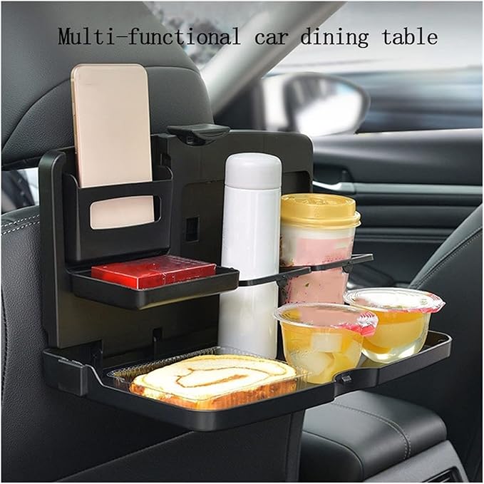 Travel Dining Tray, Folding Food Cup Tray Car