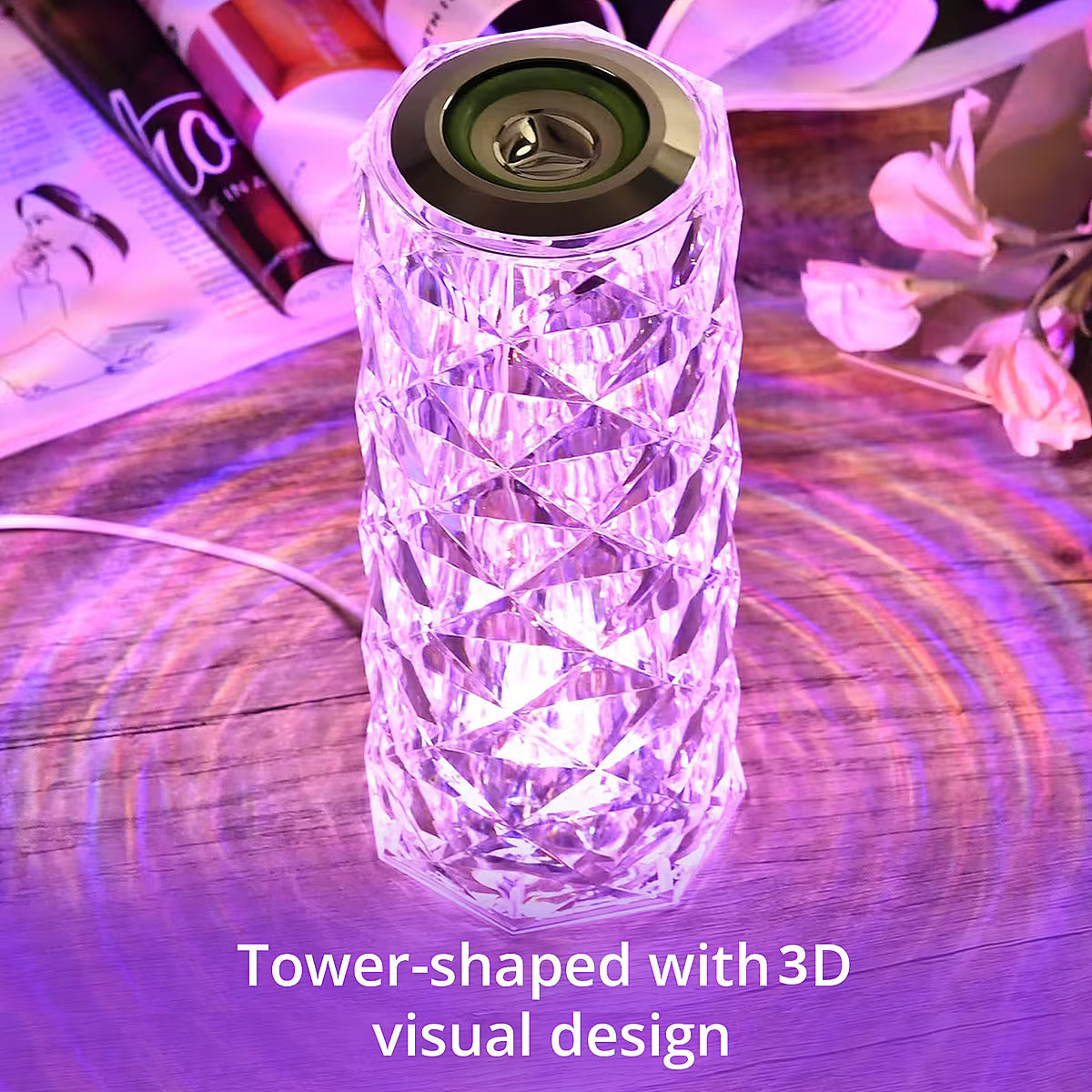 Music Crystal Lamp, LED Music Lamp