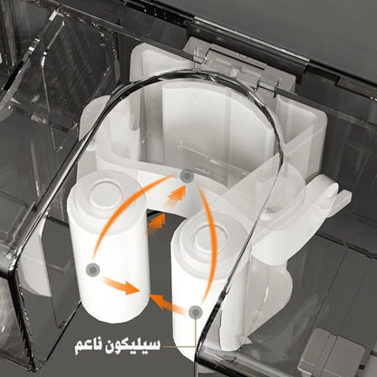حامل ممسحة جداري، حامل لاصق للمكنسة والممسحة