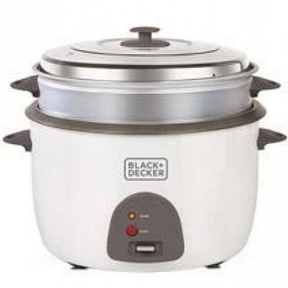 طباخ أرز كهربائي من بلاك آند ديكر (0.6 لتر، 300 واط):