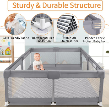 Baby Playpen,Play Yard Playpen for Babies and Toddlers