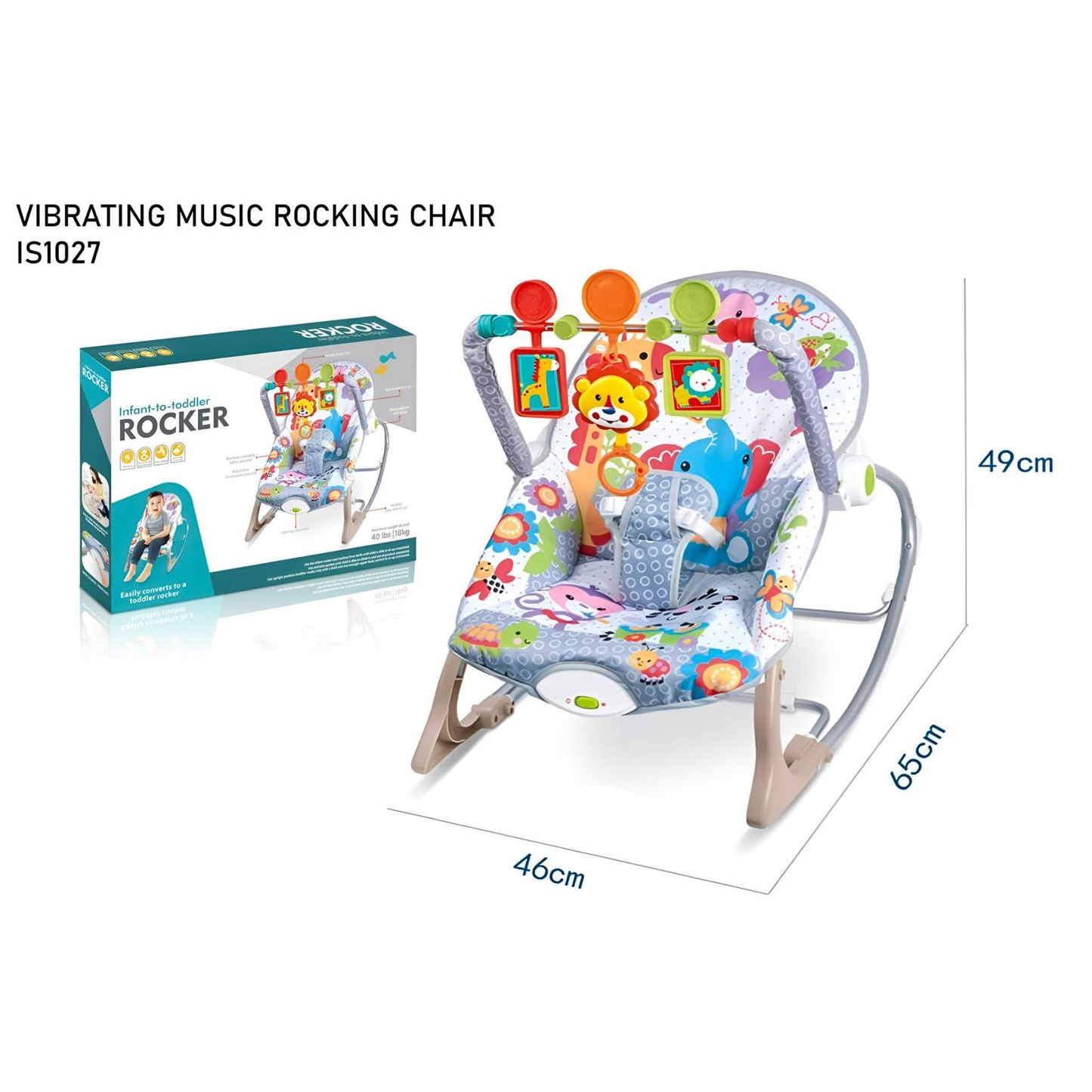 Vibrating Music Rocking Chair,Baby Vibrating Rocking Chair