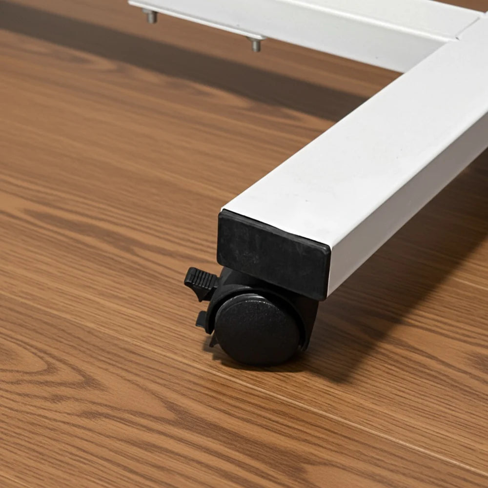 Rolling Laptop Table, Adjustable Bedside Table