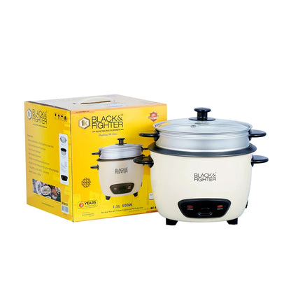 طباخ أرز كهربائي من بلاك آند ديكر (0.6 لتر، 300 واط):