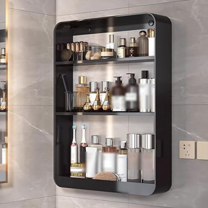 Bathroom Shelf Wall Mounted, Bathroom Storage Cabinet happyhome