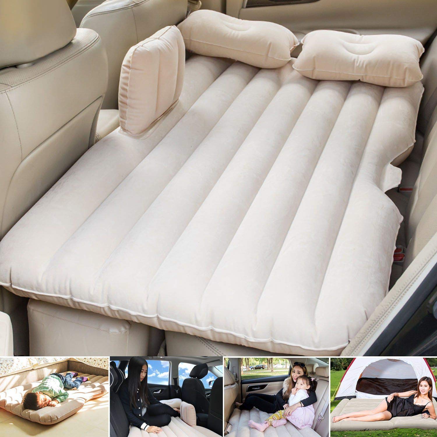 Car Air Bed, Portable Travel Air Cushion happyhome