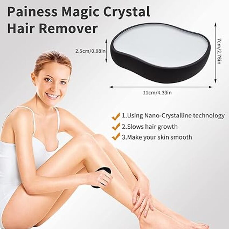 Crystal Hair Remover, Painless Crystal Hair Remover for Women Men Arms Legs Back happyhome