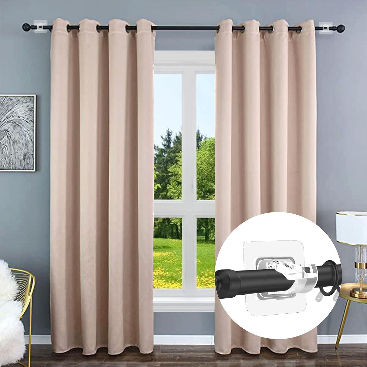 Curtain Rod Holder happyhome