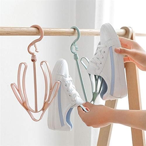 Double Hook Balcony Plastic Shoe Rack Air Drying Rack, shoe rack hook happyhome