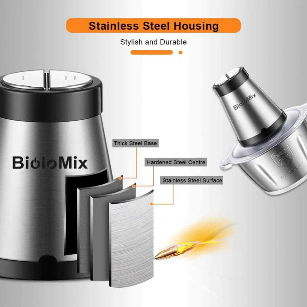 Electric Meat Chopper, Meat Grinders with Stainless Steel happyhome