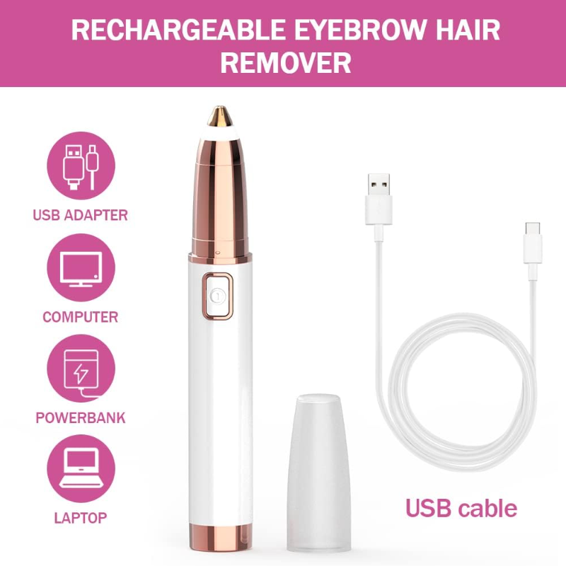 Eyebrow and Face Hair Remover , Rechargeable Hair Remover happyhome