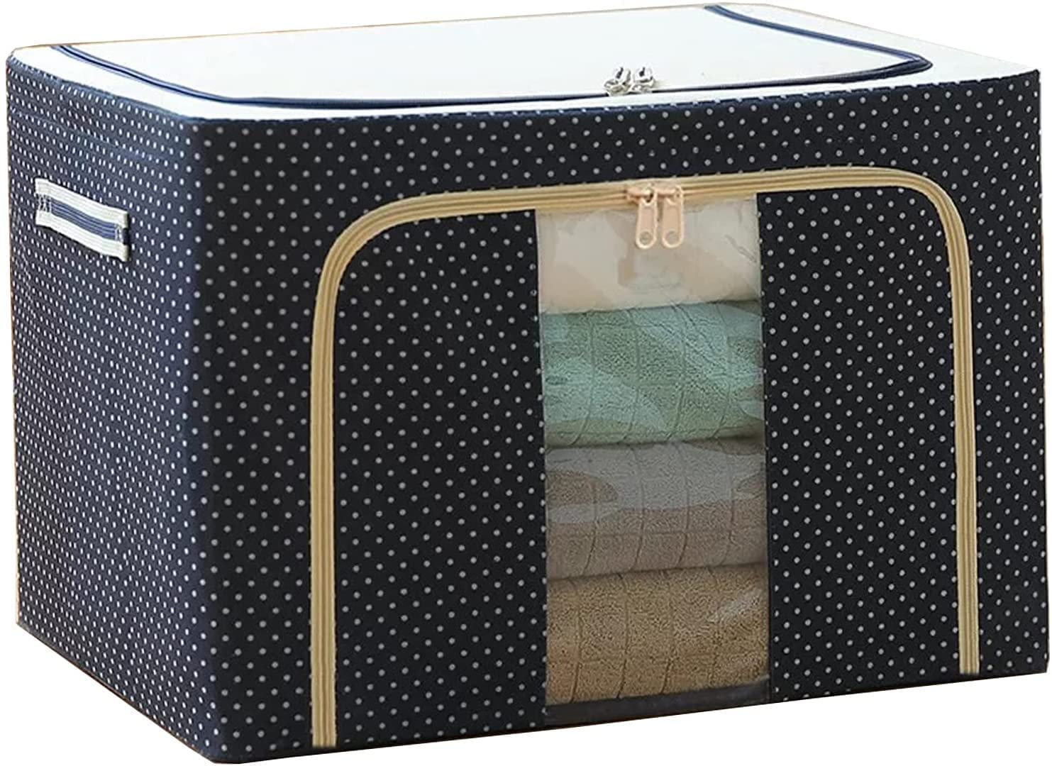Kitchen Cloth Storage Rack Foldable Storage Box - Buy Fabric Storage Rack Online. – happyhome