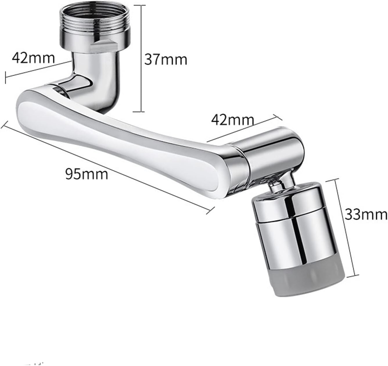 Faucet Splash Head , Rotating Faucet Extender happyhome